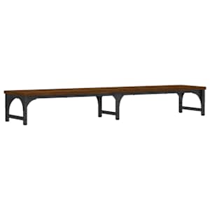 Stojan na monitor hnědý dub 105 x 23 x 15,5 cm kompozitní dřevo - obrázek 2