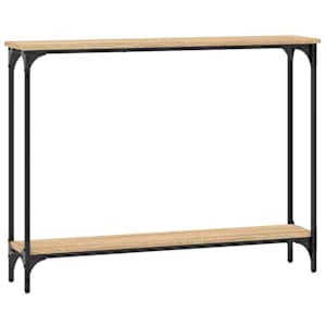 Konzolový stolek dub sonoma 100 x 22,5 x 75 cm kompozitní dřevo - obrázek 6