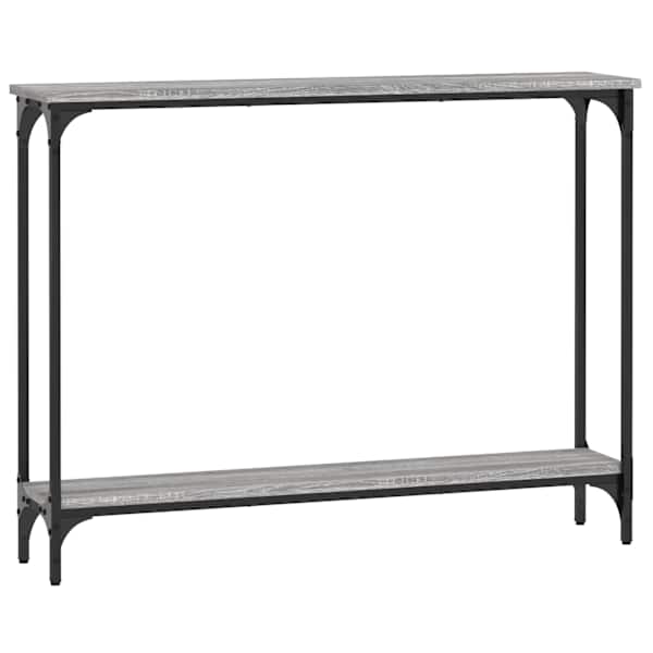 vidaXL konsoollaud, hall Sonoma tamm, 100x22,5x75 cm, tehispuit