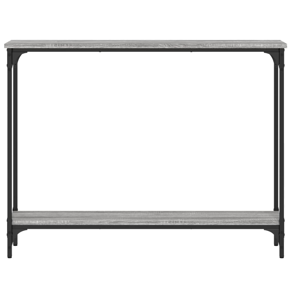  Konzolový stolík sivý sonoma 100x22,5x75 cm kompozitné drevo