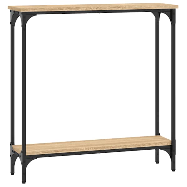 vidaXL konsoollaud Sonoma tamm 75 x 22,5 x 75 cm t&ouml;&ouml;deldud puit