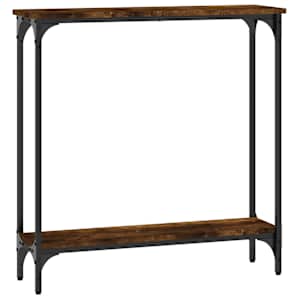 Konzolový stolek kouřový dub 75 x 22,5 x 75 cm kompozitní dřevo - obrázek 2