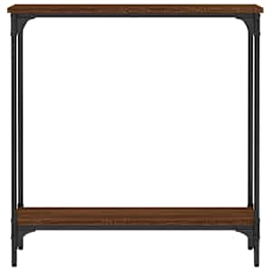 Konzolový stolek hnědý dub 75 x 22,5 x 75 cm kompozitní dřevo - obrázek 4
