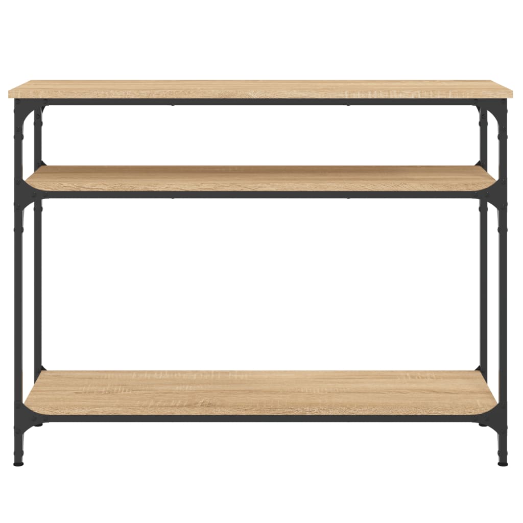  Konzolový stolík dub sonoma 100x29x75 cm kompozitné drevo