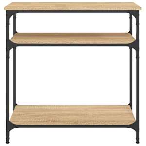 Konzolový stolek dub sonoma 75 x 29 x 75 cm kompozitní dřevo - obrázek 4
