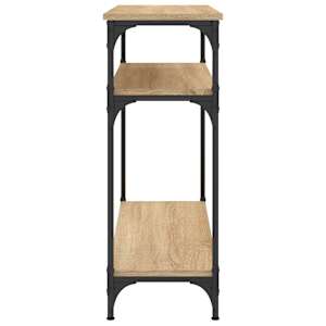 Konzolový stolek dub sonoma 75 x 29 x 75 cm kompozitní dřevo - obrázek 5