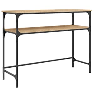 Konzolový stolek dub sonoma 100 x 35,5 x 75 cm kompozitní dřevo - obrázek 2