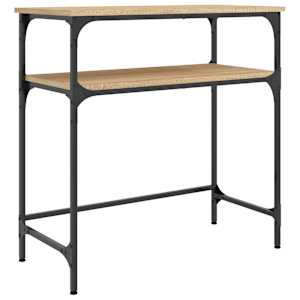 Konzolový stolek dub sonoma 75 x 35,5 x 75 cm kompozitní dřevo - obrázek 2
