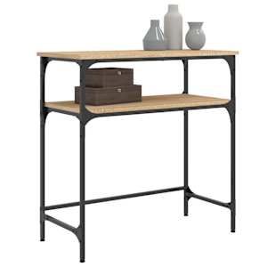 Konzolový stolek dub sonoma 75 x 35,5 x 75 cm kompozitní dřevo - obrázek 3