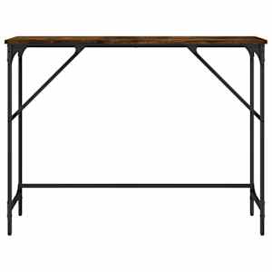Konzolový stolek kouřový dub 100 x 32 x 75 cm kompozitní dřevo - obrázek 4