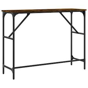 Konzolový stolek kouřový dub 100 x 32 x 75 cm kompozitní dřevo - obrázek 6