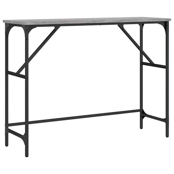 vidaXL konsoollaud, hall Sonoma tamm, 100x32x75 cm, tehispuit