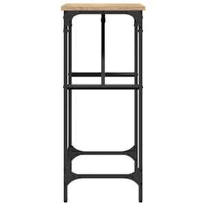 Konzolový stolek dub sonoma 75 x 32 x 75 cm kompozitní dřevo - obrázek 5
