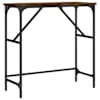 vidaXL konsoollaud, suitsutatud tamm, 75x32x75 cm, tehispuit