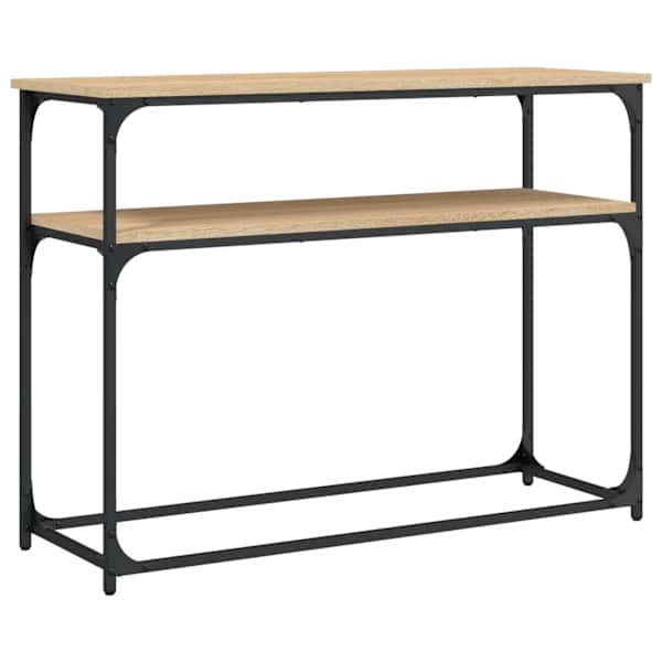 vidaXL konsoollaud, Sonoma tamm, 100x35,5x75 cm, tehispuit