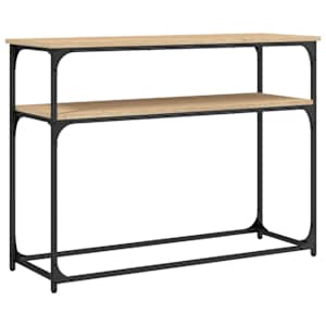 Konzolový stolek dub sonoma 100 x 35,5 x 75 cm kompozitní dřevo - obrázek 2