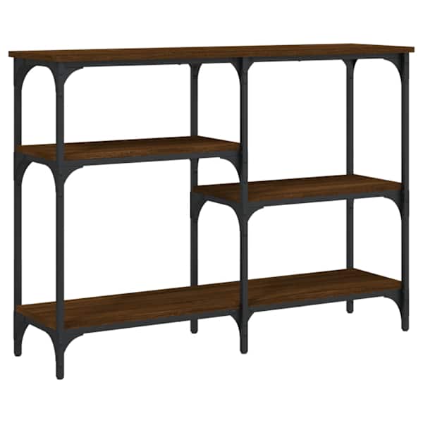 vidaXL konsoollaud, pruun tamm, 102x29x75 cm, tehispuit