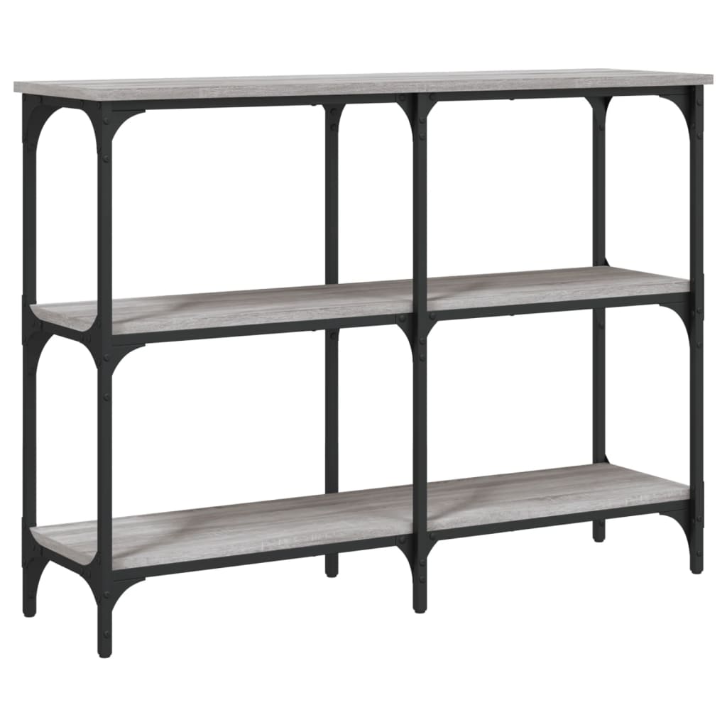 E-shop vidaXL Konzolový stolík sivý sonoma 100x29x75 cm kompozitné drevo