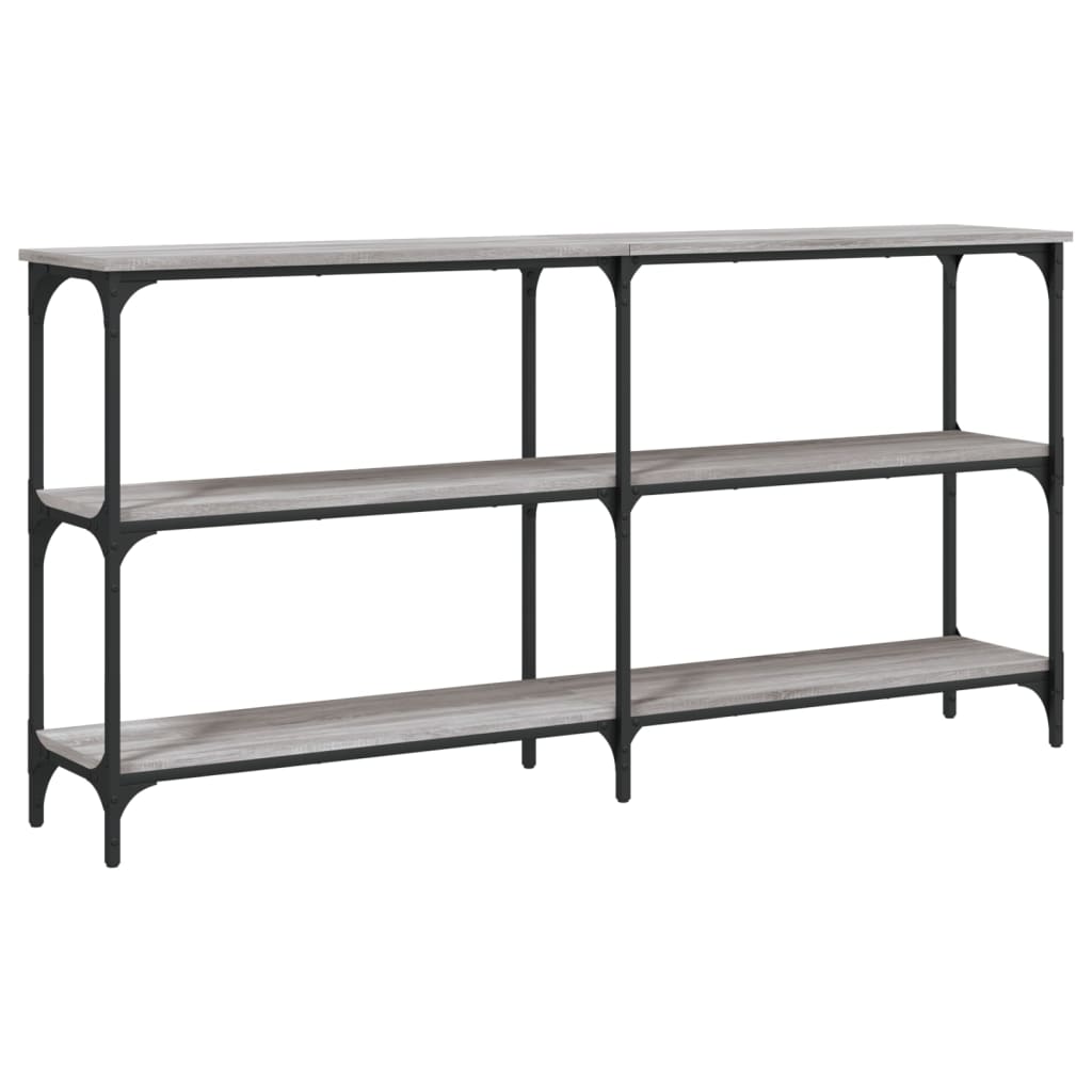 E-shop vidaXL Konzolový stolík sivý sonoma 150x29x75 cm kompozitné drevo