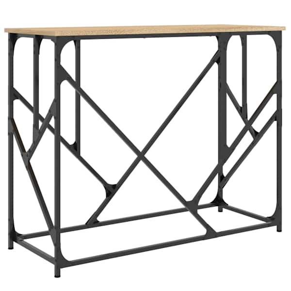 vidaXL konsoollaud, Sonoma tamm, 100x40x80 cm, tehispuit