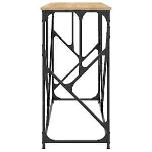Konzolový stolek dub sonoma 100 x 40 x 80 cm kompozitní dřevo - obrázek 5