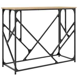 Konzolový stolek dub sonoma 100 x 40 x 80 cm kompozitní dřevo - obrázek 6
