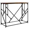 vidaXL konsoollaud, suitsutatud tamm, 100x40x80 cm, tehispuit