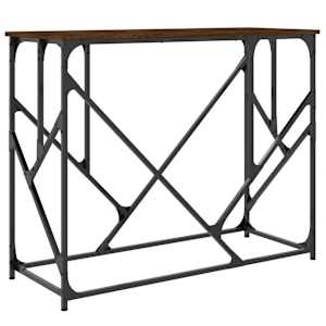 Konzolový stolek hnědý dub 100 x 40 x 80 cm kompozitní dřevo - obrázek 6