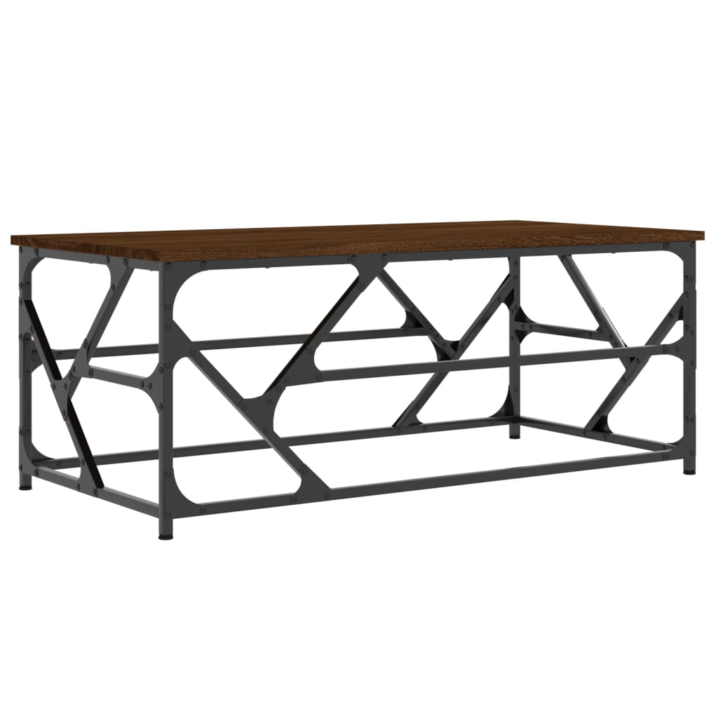 E-shop vidaXL Konferenčný stolík hnedý dub 100x50x40 cm spracované drevo