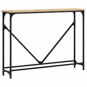 Konzolový stolek dub sonoma 102 x 22,5 x 75 cm kompozitní dřevo - obrázek 2