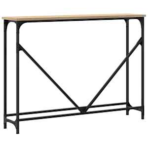 Konzolový stolek dub sonoma 102 x 22,5 x 75 cm kompozitní dřevo - obrázek 6