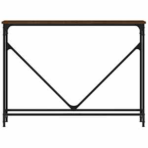 Konzolový stolek hnědý dub 102 x 22,5 x 75 cm kompozitní dřevo - obrázek 4