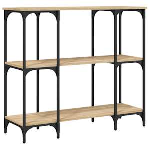 Konzolový stolek dub sonoma 102 x 35 x 90 cm kompozitní dřevo - obrázek 6