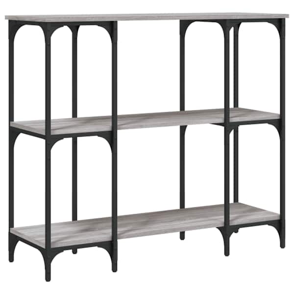 vidaXL konsoollaud, hall Sonoma tamm, 102 x 35 x 90 cm, tehispuit