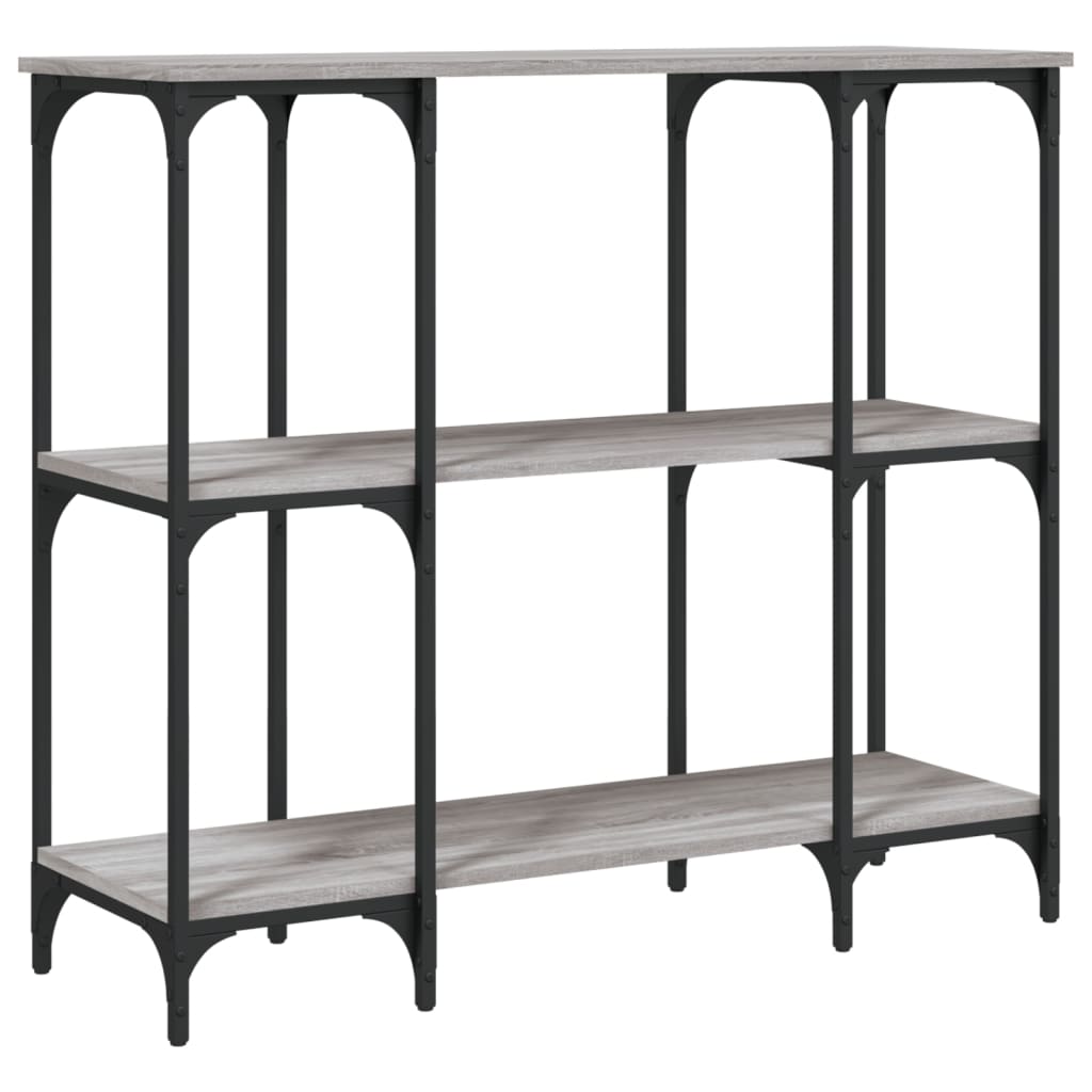 E-shop vidaXL Konzolový stolík sivý sonoma 102x35x90 cm kompozitné drevo