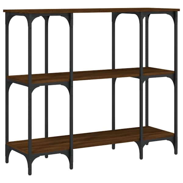 vidaXL konsoollaud, pruun tamm, 102 x 35 x 90 cm, tehispuit