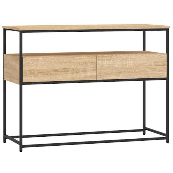 vidaXL konsoollaud, Sonoma tamm, 100 x 40 x 75 cm, tehispuit