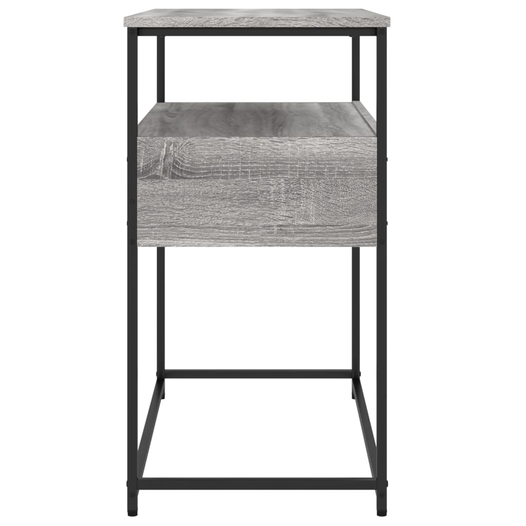  Konzolový stolík sivý sonoma 75x40x75 cm kompozitné drevo