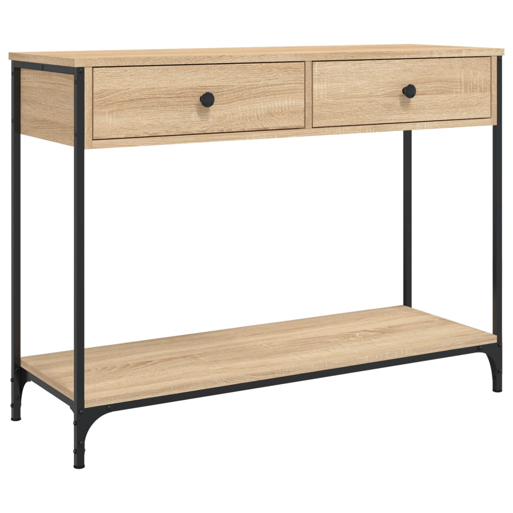 vidaXL Konzolový stolek dub sonoma 100 x 34,5 x 75 cm kompozitní dřevo