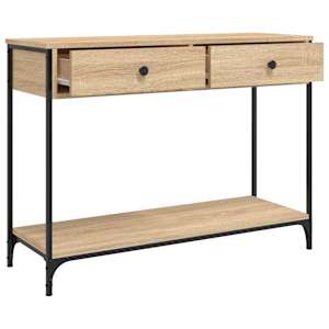 Konzolový stolek dub sonoma 100 x 34,5 x 75 cm kompozitní dřevo - obrázek 5