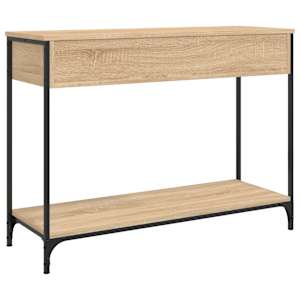 Konzolový stolek dub sonoma 100 x 34,5 x 75 cm kompozitní dřevo - obrázek 8