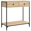 vidaXL konsoollaud, Sonoma tamm, 75x34,5x75 cm, tehispuit