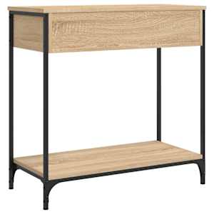 Konzolový stolek dub sonoma 75 x 34,5 x 75 cm kompozitní dřevo - obrázek 8
