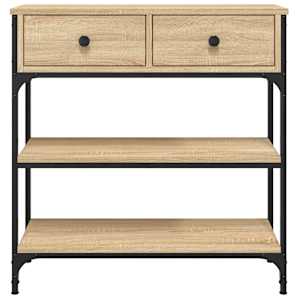 Konzolový stolek dub sonoma 72,5 x 25 x 75 cm kompozitní dřevo - obrázek 6