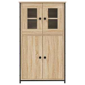 Skříň highboard dub sonoma 62 x 32 x 106,5 cm kompozitní dřevo - obrázek 5