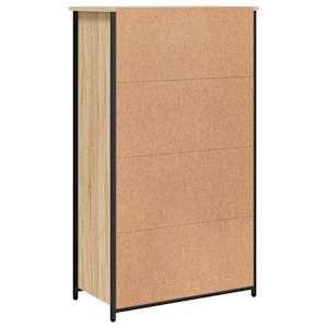 Skříň highboard dub sonoma 62 x 32 x 106,5 cm kompozitní dřevo - obrázek 7