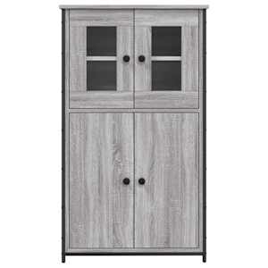 Skříň highboard šedá sonoma 62 x 32 x 106,5 cm kompozitní dřevo - obrázek 5