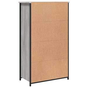 Skříň highboard šedá sonoma 62 x 32 x 106,5 cm kompozitní dřevo - obrázek 7