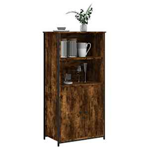 Skříňka kouřový dub 62 x 36 x 121,5 cm kompozitní dřevo - obrázek 3