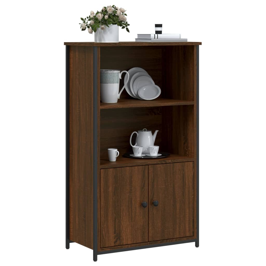 vidaXL Kaappi ruskea tammi 62x32x103,5 cm tekninen puu